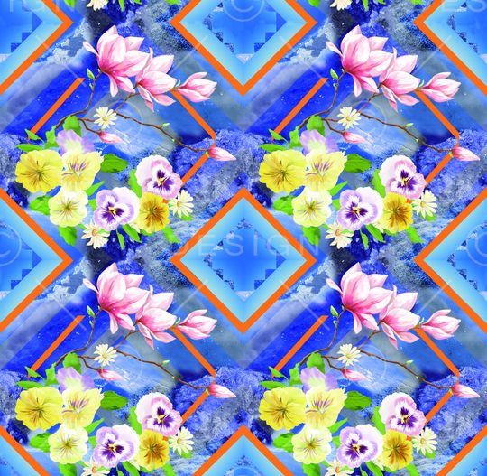 莫妮卡-女装华亿平台印花华亿平台图片