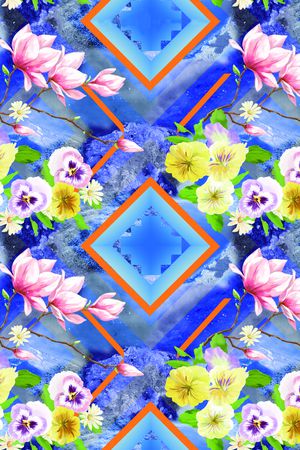 莫妮卡-女装华亿平台印花华亿平台图片