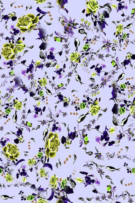 鸟儿印花华亿平台图片