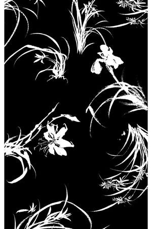 兰花印花华亿平台图片