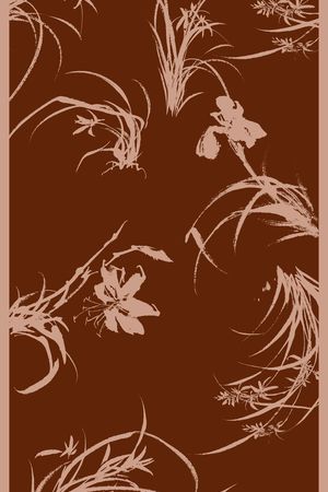 兰花印花华亿平台图片