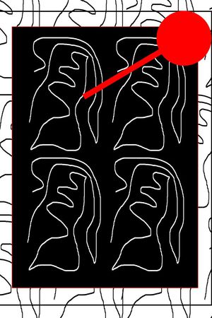 线条印花华亿平台图片