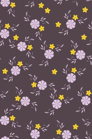 小碎花印花华亿平台图片