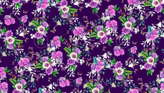 花朵印花华亿平台图片