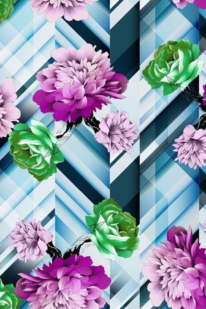 莫妮卡-女装华亿平台印花华亿平台图片