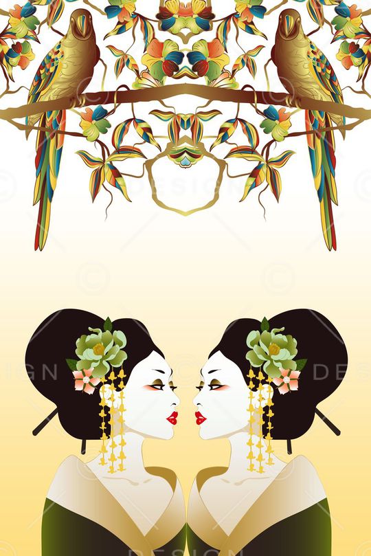 日韩风印花华亿平台图片