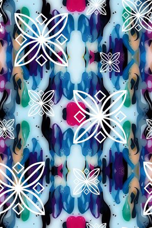 色块印花华亿平台图片