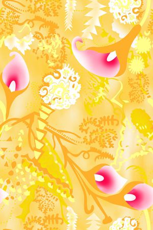 花瓣印花华亿平台图片