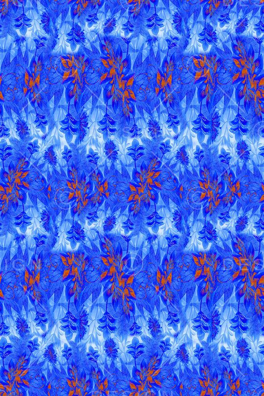 风格花卉印花华亿平台图片