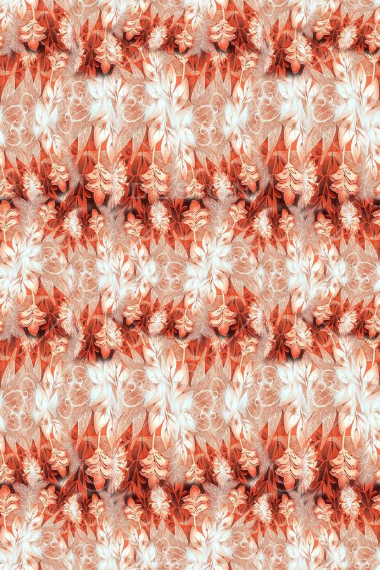 风格花卉印花华亿平台图片