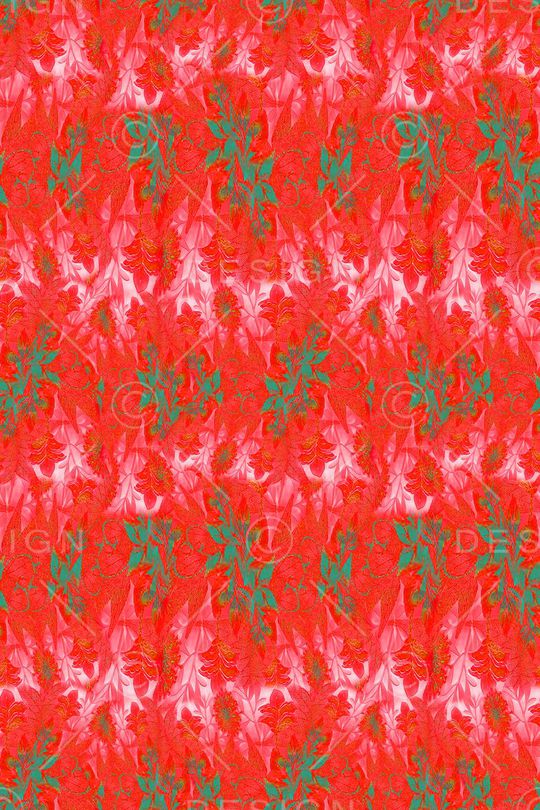 风格花卉印花华亿平台图片