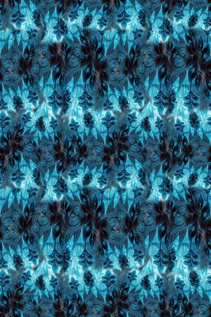 风格花卉印花华亿平台图片