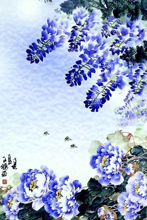 中国风印花华亿平台图片