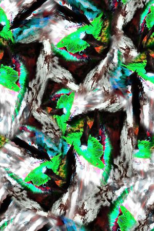 抽象印花华亿平台图片