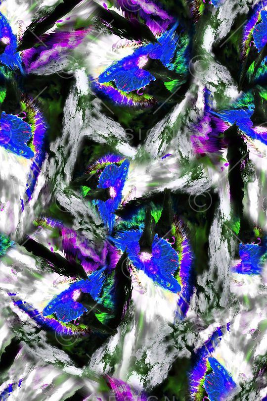 抽象印花华亿平台图片