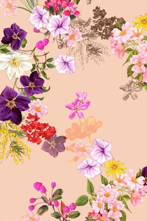 清新印花华亿平台图片