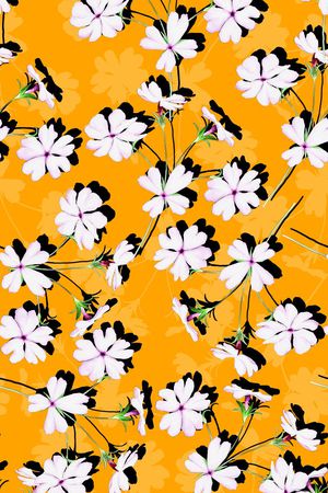 明亮黄色印花华亿平台图片