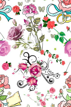 玫瑰印花华亿平台图片