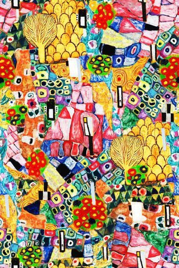 手绘印花华亿平台图片