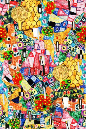 手绘印花华亿平台图片