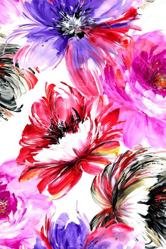 手绘印花华亿平台图片