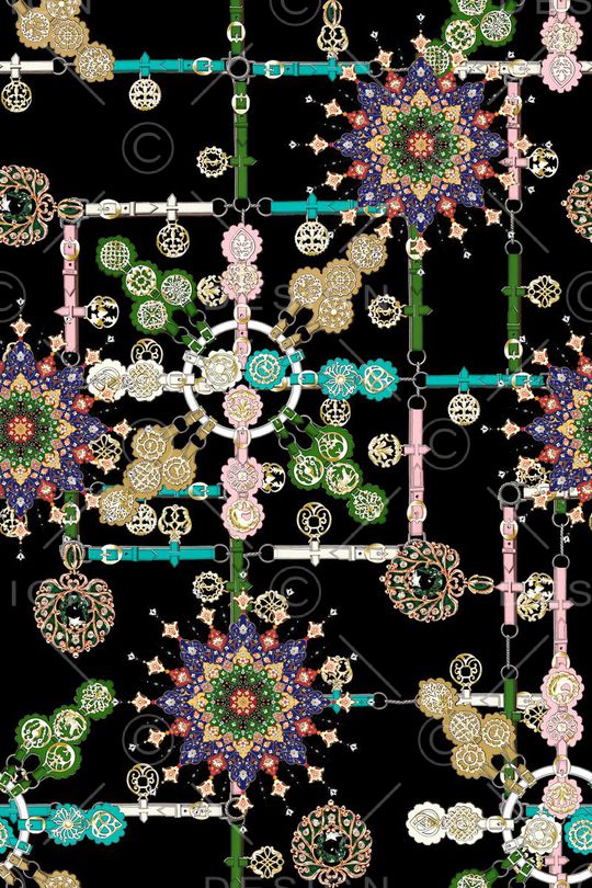 几何印花华亿平台图片