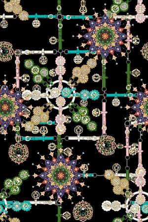 几何印花华亿平台图片