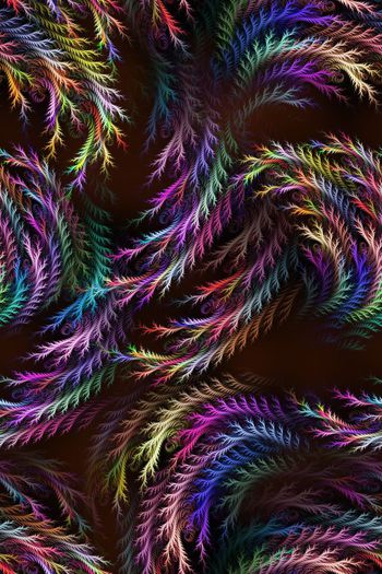 抽象印花华亿平台图片