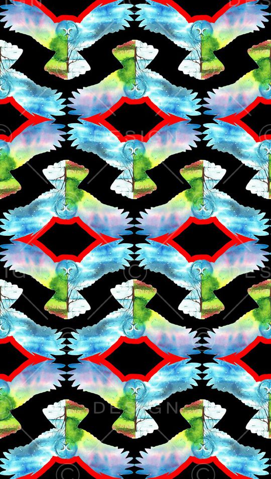 猫头鹰印花华亿平台图片