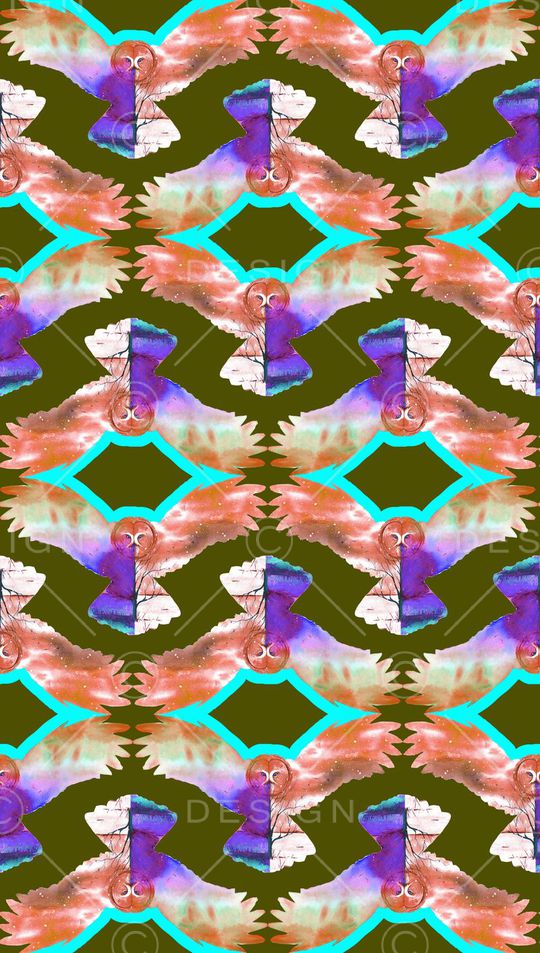 猫头鹰印花华亿平台图片