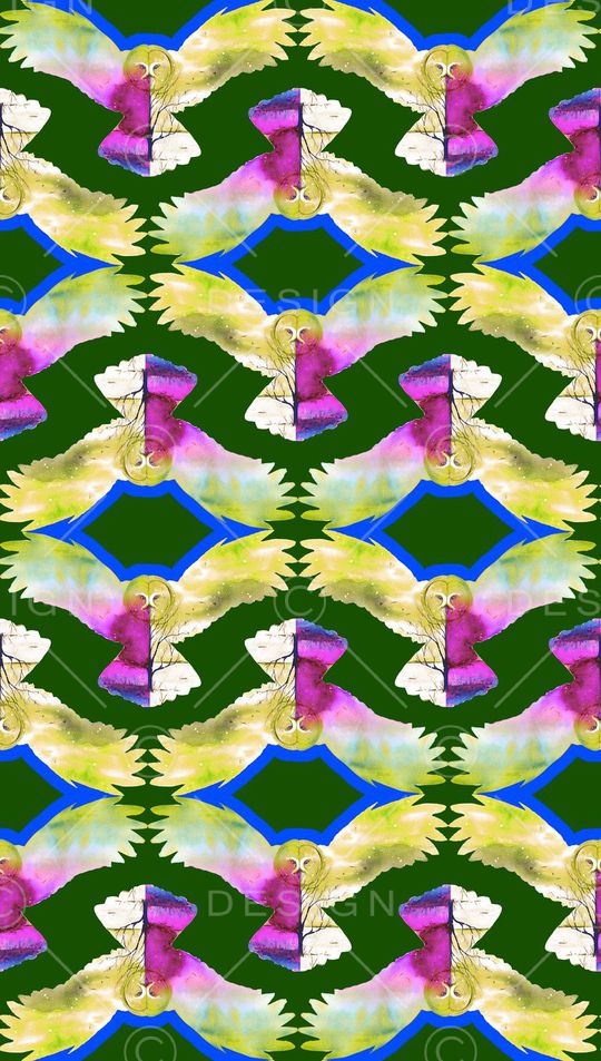 猫头鹰印花华亿平台图片