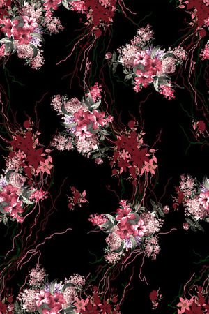 小碎花印花华亿平台图片