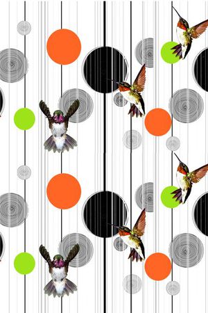 不规则几何印花华亿平台图片