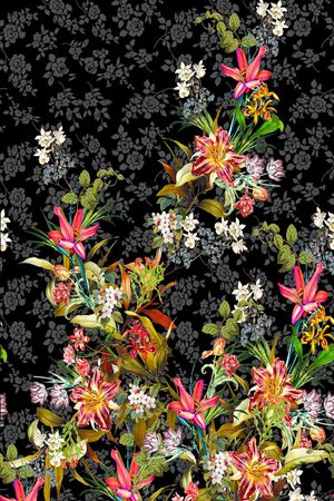 花朵印花华亿平台图片