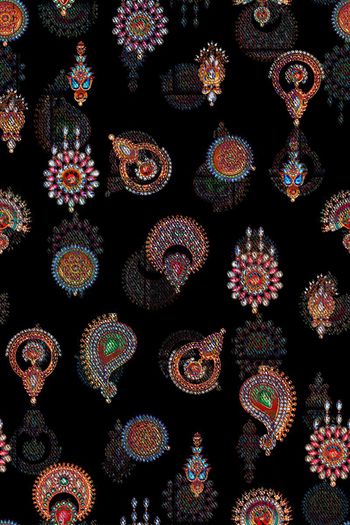 民族风印花华亿平台图片