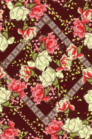 玫瑰印花华亿平台图片