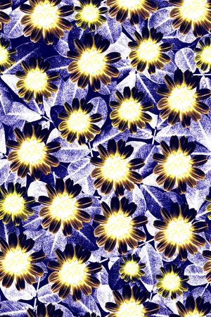 时尚花卉印花华亿平台图片