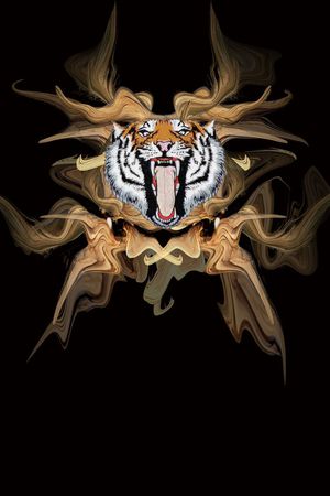 潮流男装印花华亿平台图片