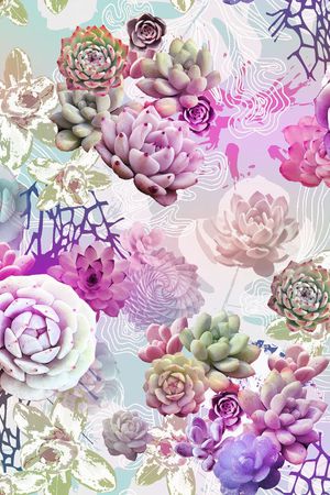 多肉印花华亿平台图片