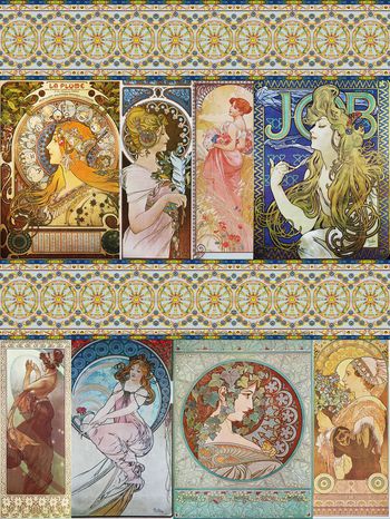 复古印花华亿平台图片