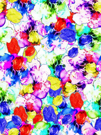 花朵印花华亿平台图片