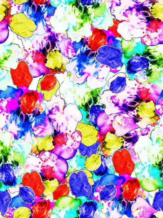 花朵印花华亿平台图片