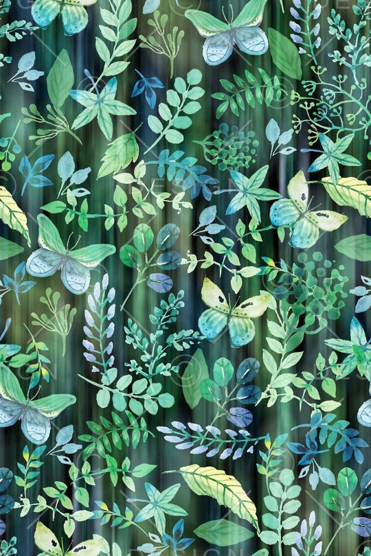 绿叶印花华亿平台图片