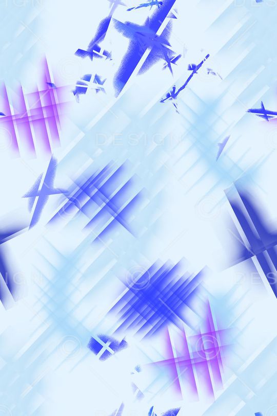 时尚抽象手绘几何彩绘女装泳装印花印花华亿平台图片