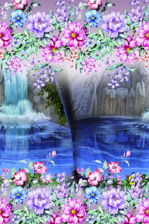 淑女印花华亿平台图片