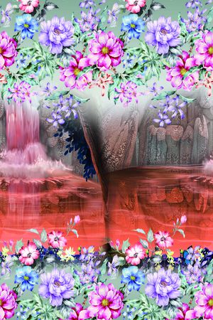 淑女印花华亿平台图片