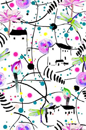 天真童趣印花华亿平台图片