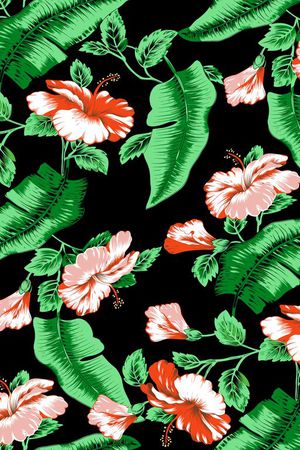 棕榈叶印花华亿平台图片