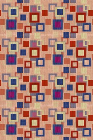 方格印花华亿平台图片