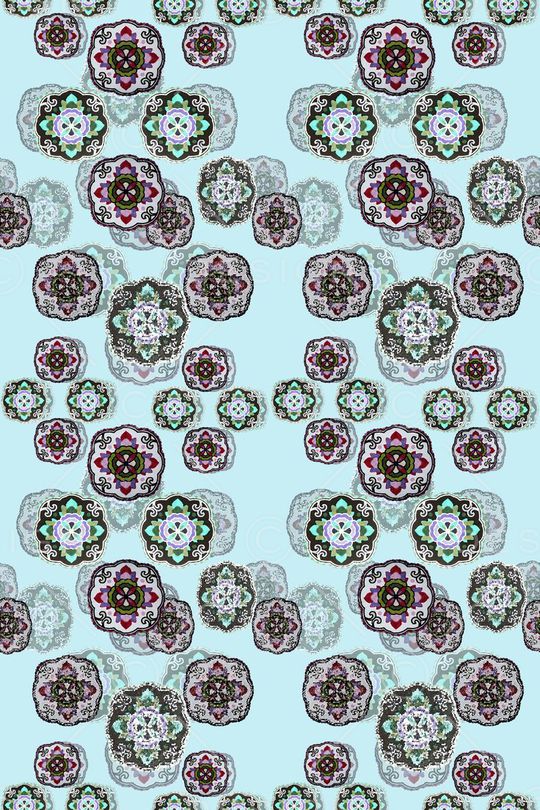 民族风图案印花华亿平台图片